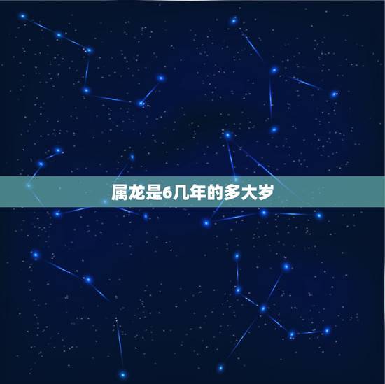 属龙是6几年的多大岁，属蛇是6几年的多大岁数