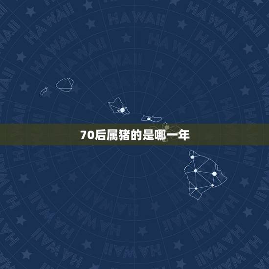 70后属猪的是哪一年,属猪2022 年运势及运程 70后属猪的是哪一年,属猪2022 年运势及运程