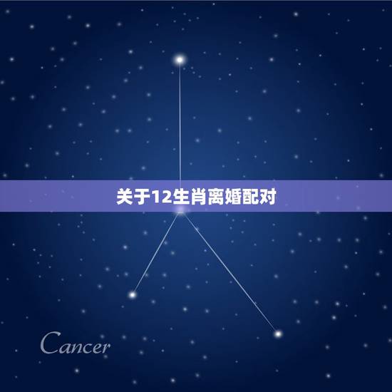 关于12生肖离婚配对,十二生肖配对 关于12生肖离婚配对,十二生肖配对