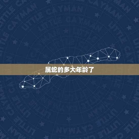 属蛇的多大年龄了，属蛇的今年多大