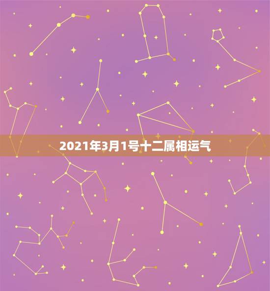 2021年3月1号十二属相运气，2021年生肖运势属马