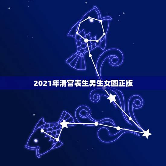 2021年清宫表生男生女图正版，2021清宫表生男生女图准确度高吗？