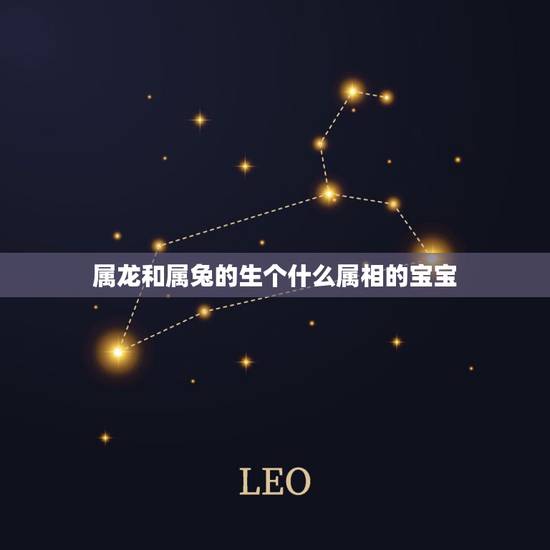 属龙和属兔的生个什么属相的宝宝，属兔的生什么宝宝好