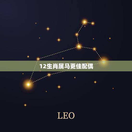12生肖属马更佳配偶,12生肖图片 12生肖属马更佳配偶,12生肖图片
