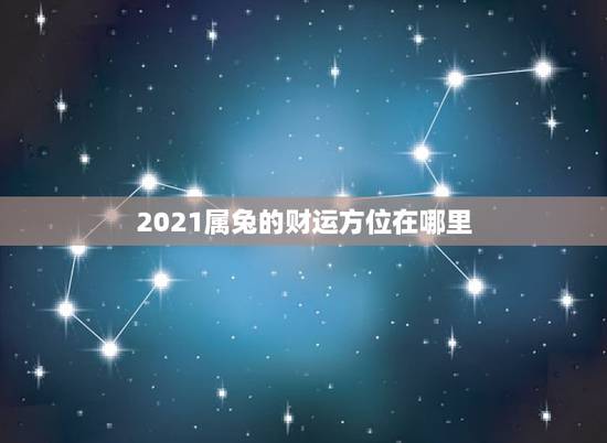2021属兔的财运方位在哪里,2021年属兔人发财方向 2021属兔的财运方位在哪里,2021年属兔人发财方向