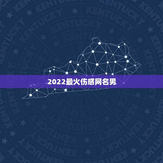 2022最火伤感网名男，2021最火伤感网名