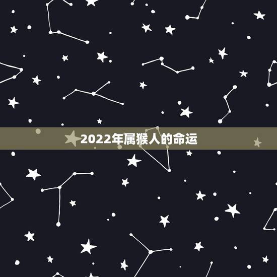 2022年属猴人的命运,2022年生肖猴的贵人生肖 2022年属猴人的命运,2022年生肖猴的贵人生肖