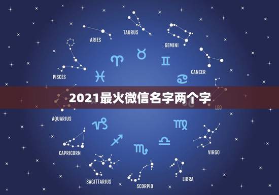 2021最火微信名字两个字，好听的名字 要2个字 的
