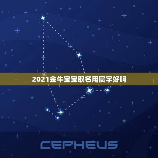 2021金牛宝宝取名用宸字好吗，2021年金牛男宝宝取名名