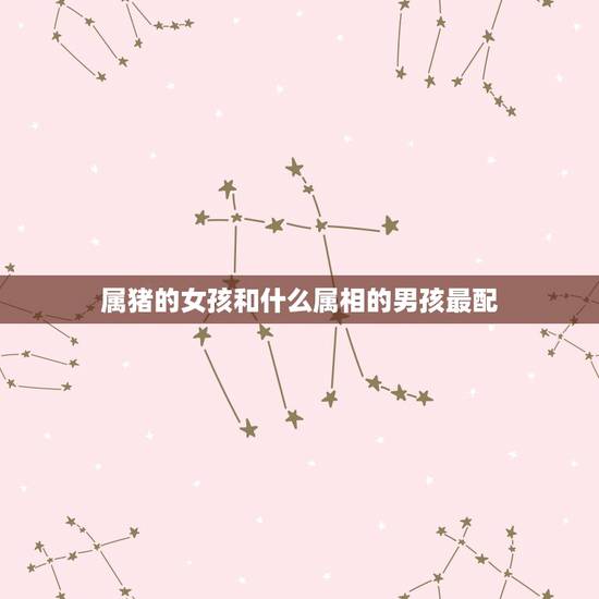 属猪的女孩和什么属相的男孩最配,属猪的女人和什么属相最配 属猪的女孩和什么属相的男孩最配,属猪的女人和什么属相最配