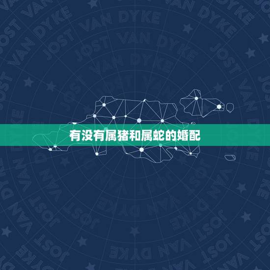有没有属猪和属蛇的婚配，属相婚配：男属猪和女属蛇相配吗