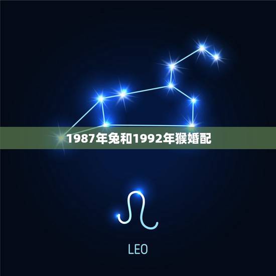 1987年兔和1992年猴婚配,1987男兔1992女猴相克 1987年兔和1992年猴婚配,1987男兔1992女猴相克