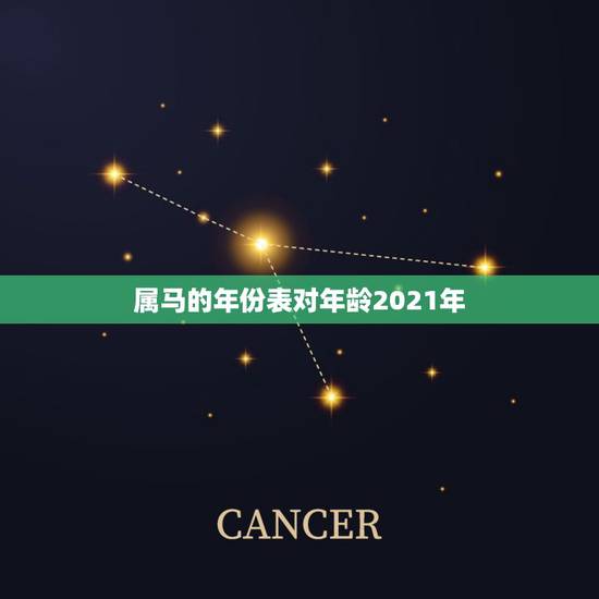 属马的年份表对年龄2021年，属马的人2021年多大