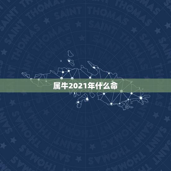属牛2021年什么命，2021年什么命