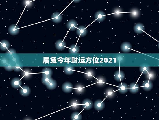 属兔今年财运方位2021，属兔2021年运势及运程每月运程
