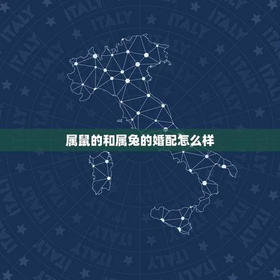 属鼠的和属兔的婚配怎么样，属兔和属鼠的人可以结婚吗？