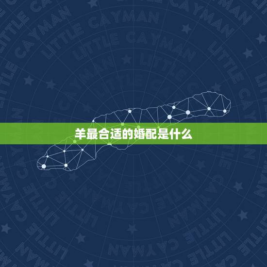 羊最合适的婚配是什么，如果生肖属羊者，那婚配生肖是什么最合适？