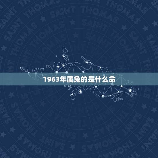 1963年属兔的是什么命,1963年属兔的2022 年运势 1963年属兔的是什么命,1963年属兔的2022 年运势