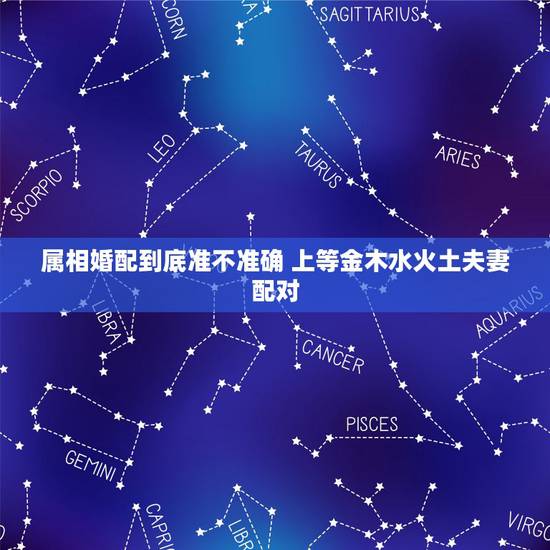 属相婚配到底准不准确 上等金木水火土夫妻配对
