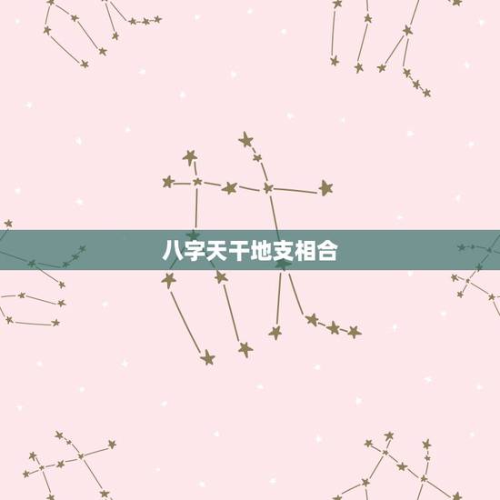 八字天干地支相合,合八字是天干地支都有合 八字天干地支相合,合八字是天干地支都有合
