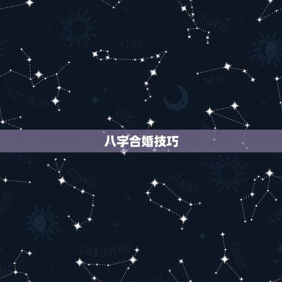 八字合婚技巧，请高人看看八字合婚