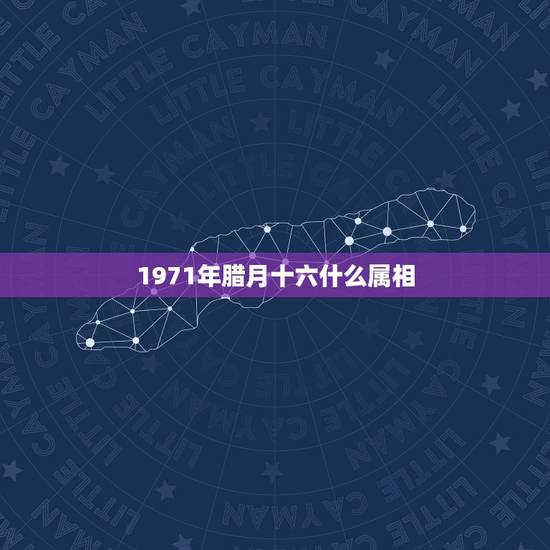 1971年腊月十六什么属相,农历1971年腊月十六生的人的命运如何 1971年腊月十六什么属相,农历1971年腊月十六生的人的命运如何