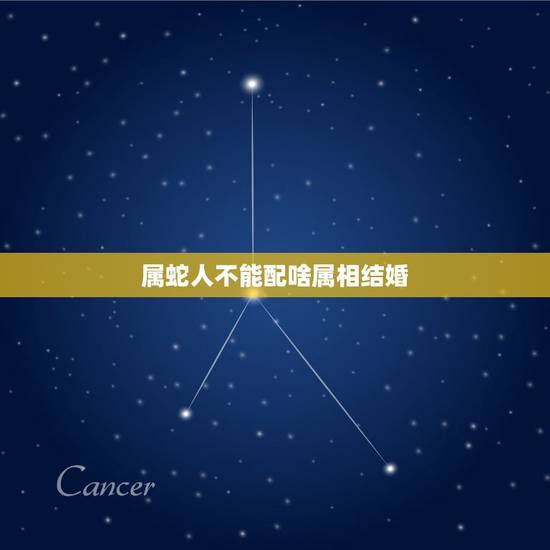 属蛇人不能配啥属相结婚，请问结婚属蛇的跟什么属相相配相克
