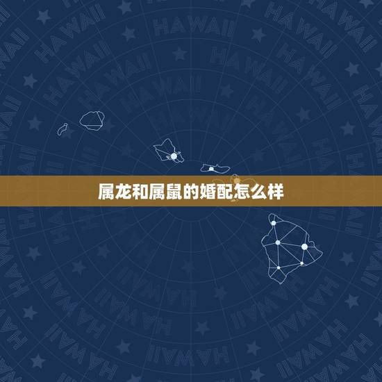 属龙和属鼠的婚配怎么样，属龙的和属鼠的能婚配吗？