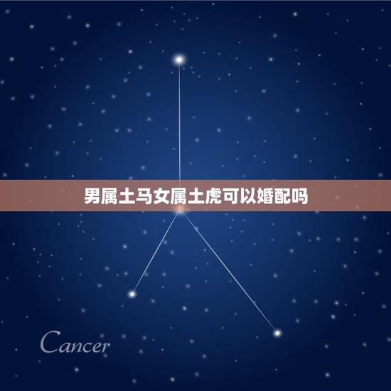 男属土马女属土虎可以婚配吗，属马和属虎相配吗