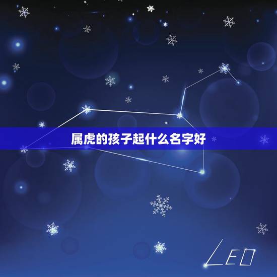 属虎的孩子起什么名字好,中国起名实用大全 属虎的孩子起什么名字好,中国起名实用大全