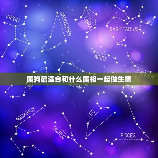 属狗最适合和什么属相一起做生意,两个人 都属狗和属狗在一起做生意好吗 属狗最适合和什么属相一起做生意,两个人 都属狗和属狗在一起做生意好吗