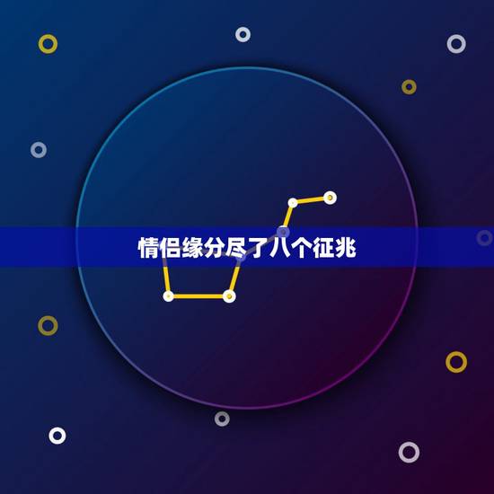 情侣缘分尽了八个征兆，“缘分尽了”的夫妻，才会有的4种表现，是什么？