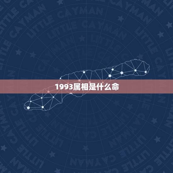 1993属相是什么命，1993年属鸡的是什么命？