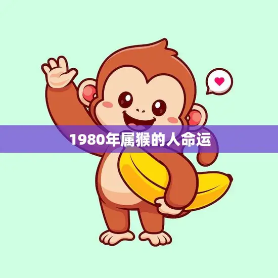 1980年属猴的人命运(如何走出低谷)
