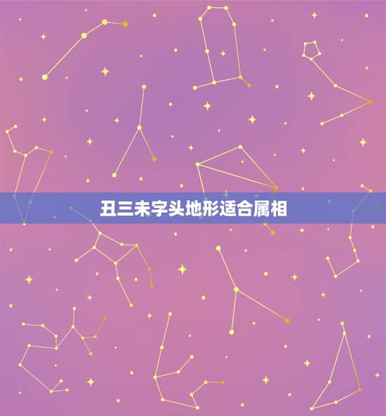 丑三未字头地形适合属相，十二生肖哪些是土肖