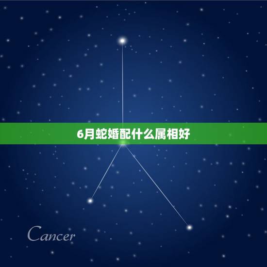 6月蛇婚配什么属相好，蛇和什么生肖最配？属蛇的属相婚配表大全