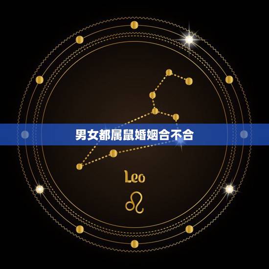 男女都属鼠婚姻合不合，属鼠跟属鼠的结婚好吗