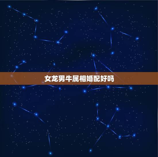 女龙男牛属相婚配好吗，女龙和男牛属相合不合