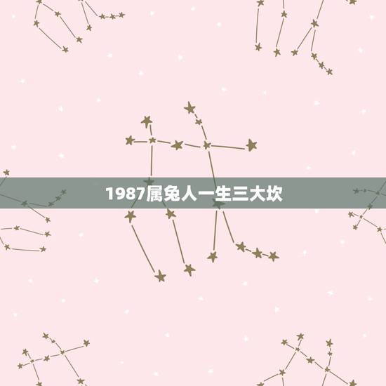 1987属兔人一生三大坎,87年属兔的属什么缺什么 1987属兔人一生三大坎,87年属兔的属什么缺什么