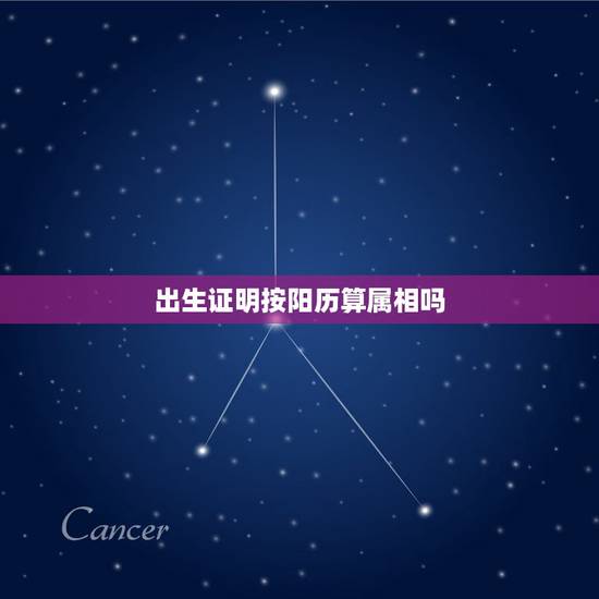 出生证明按阳历算属相吗，生肖属相应该按照农历计算还是阳历计算】