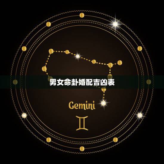 男女命卦婚配吉凶表，高分悬赏，大师请进，测算八字婚配！详细分析愿再加分