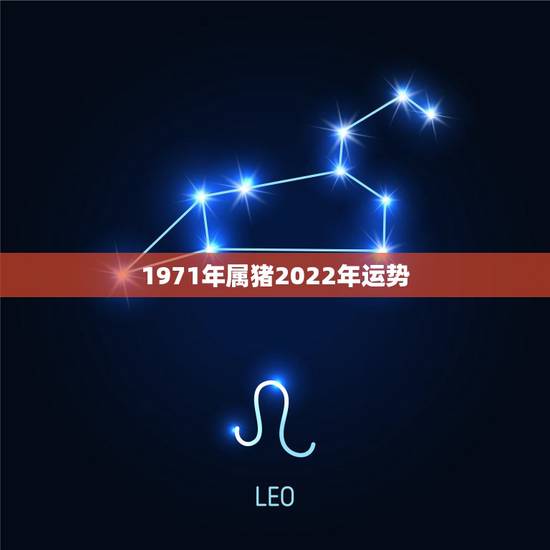 1971年属猪2022年运势，1971年属猪2022 年每月运势