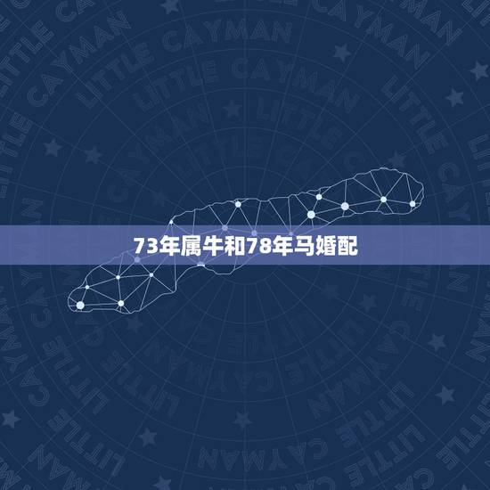73年属牛和78年马婚配,牛和马能合在一起吗,73年的牛和属属马是78 73年属牛和78年马婚配,牛和马能合在一起吗,73年的牛和属属马是78