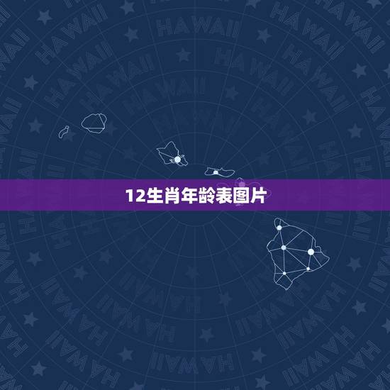 12生肖年龄表图片 2022年岁数年龄查询对照表 12生肖年龄表图片 2022年岁数年龄查询对照表