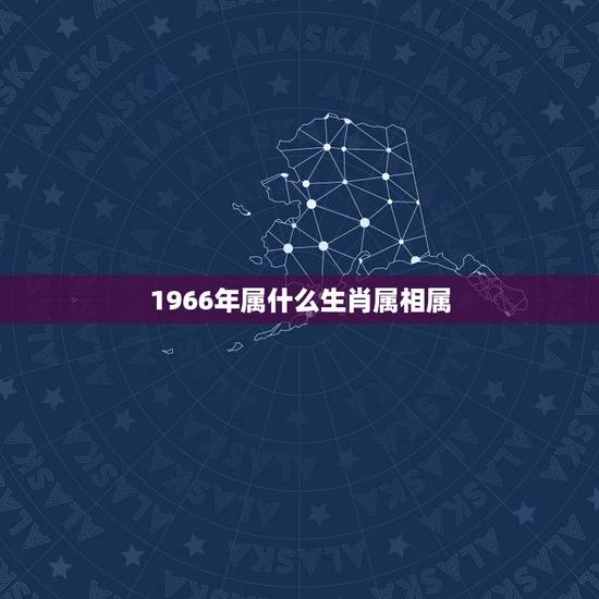 1966年属什么生肖属相属，1995年什么属