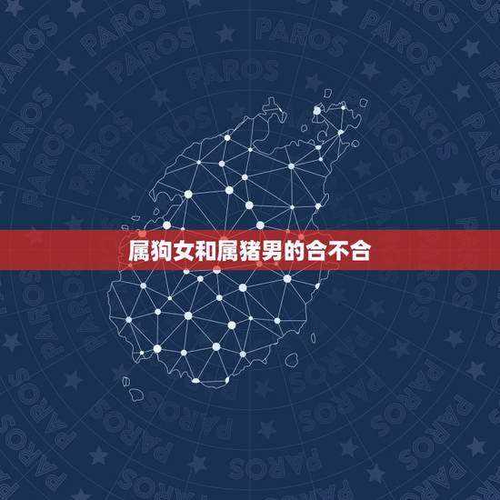 属狗女和属猪男的合不合，女属狗男属猪的婚姻