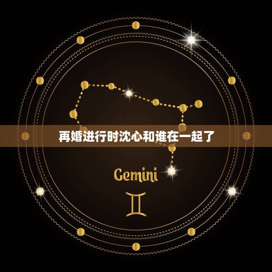 再婚进行时沈心和谁在一起了，再婚进行时 沈心最后和谁在一起了