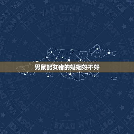 男鼠配女猪的婚姻好不好，女猪男鼠 属相相配吗？