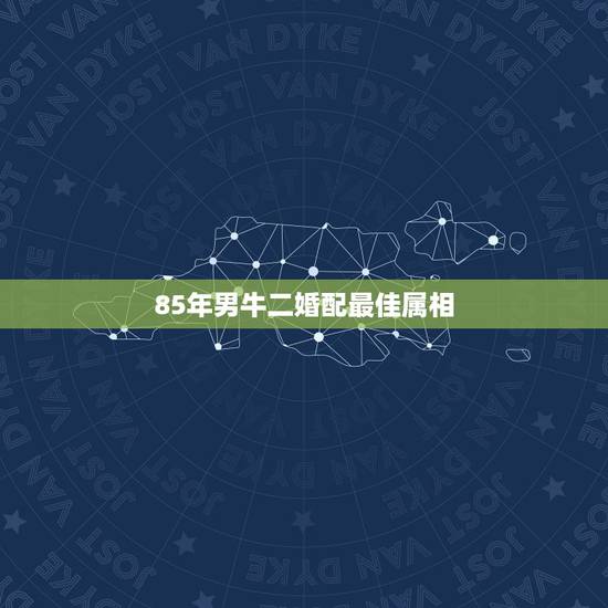 85年男牛二婚配最佳属相，85年属牛的女和什么属相配
