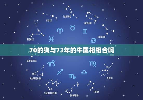 70的狗与73年的牛属相相合吗，70年属狗与73年属牛婚姻及运程？